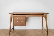 Biurko duńskie drewniane  vintage mid century design OD RĘKI!!!