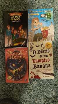 4 Livros de Coleções InfantoJuvenis