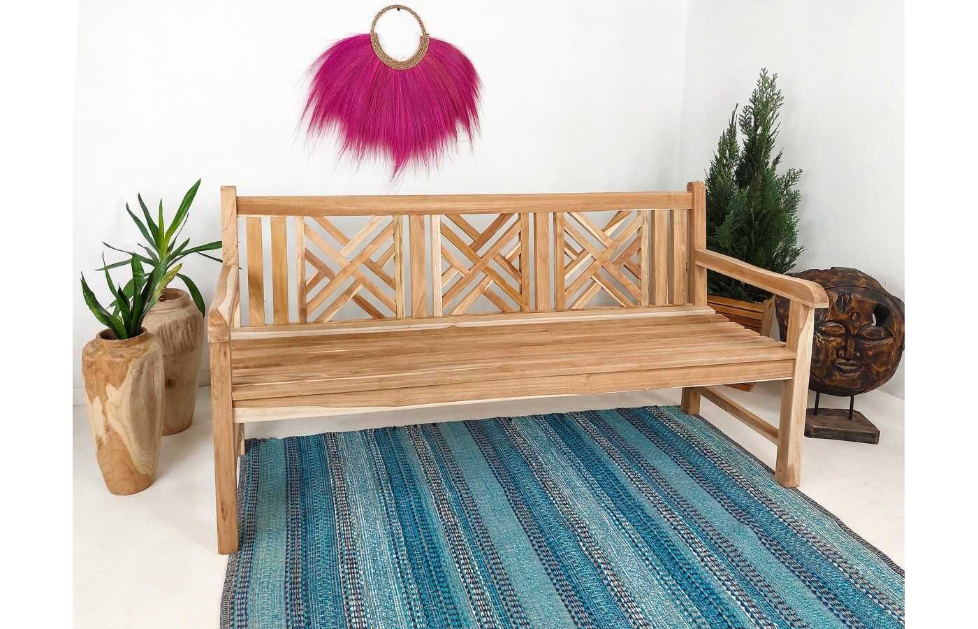 Ławka ogrodowa Wakana 180, Teak