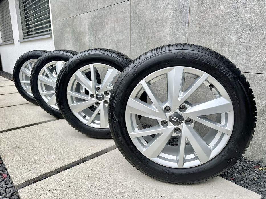 AUDI Komplet oryginalnych felg kół 17” zimowych 2023 Q2 Q3 Q5 A3 A4 A6