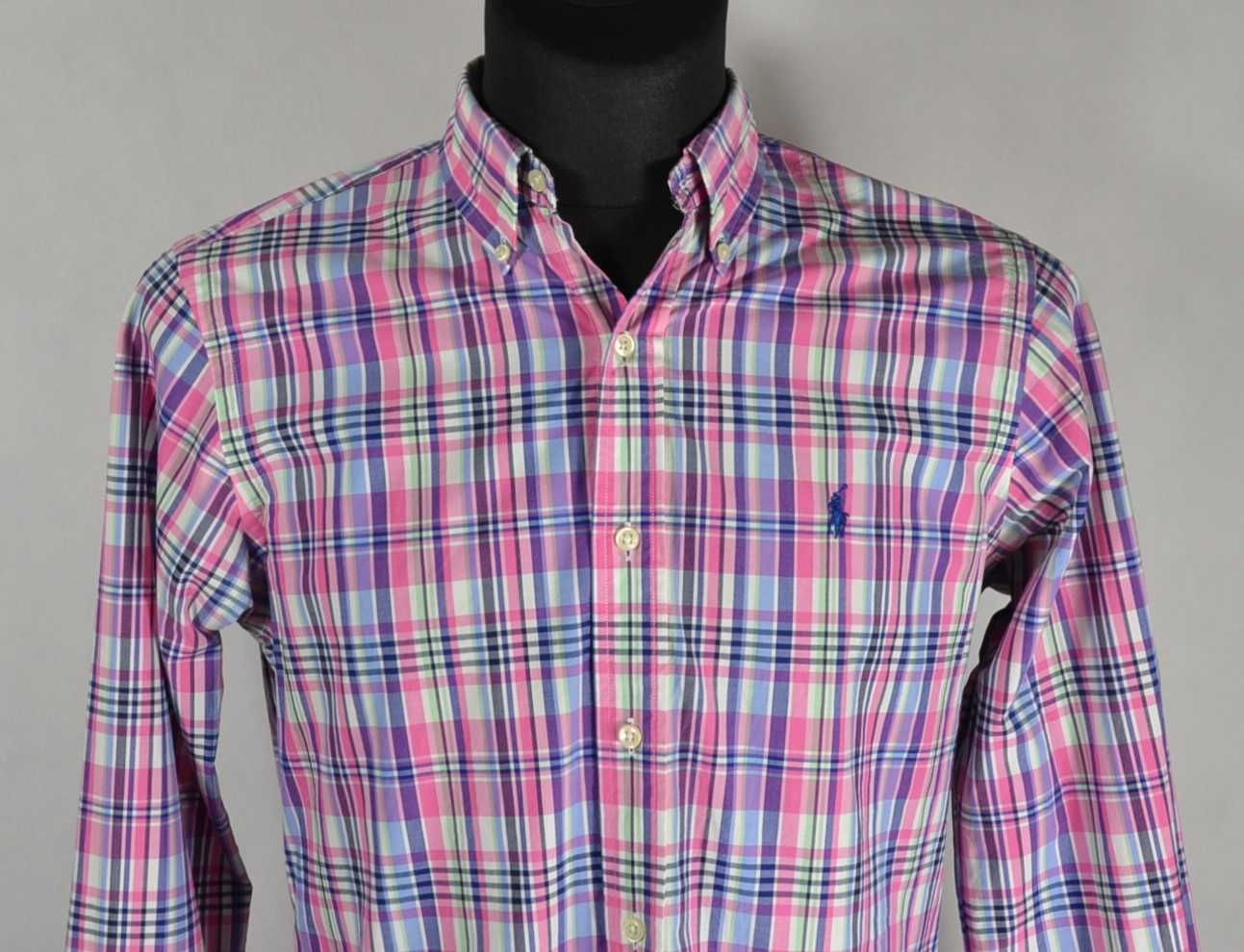 POLO RALPH LAUREN Koszula Męska S Oryginalna Bawełna 100% Super Stan