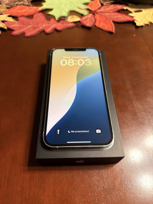 Iphone 12 Pro Max 128 GB - Biały zadbany, działa perfekcyjnie