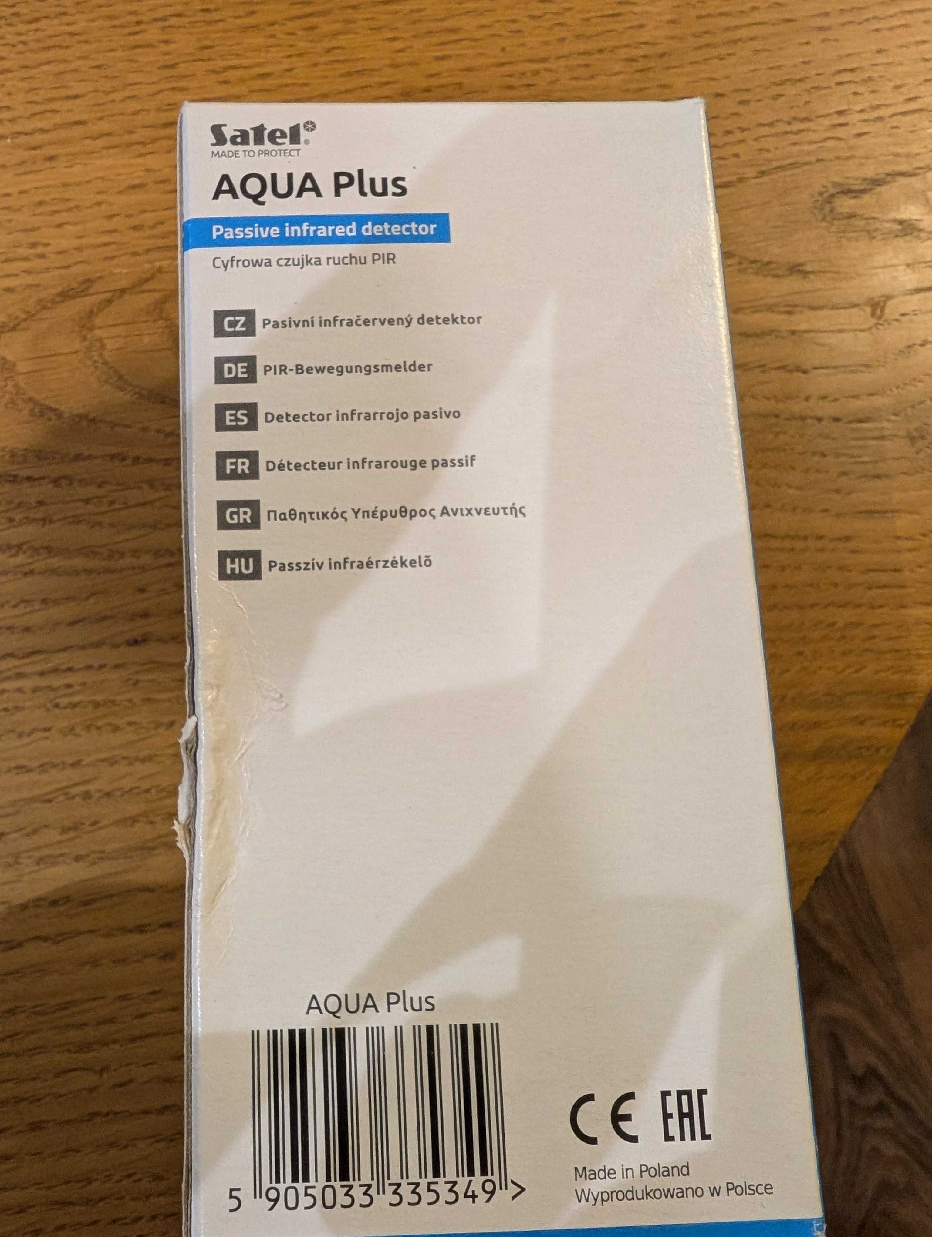 Cyfrowa pasywna czujka podczerwieni Satel PIR prealarm AQUA Plus