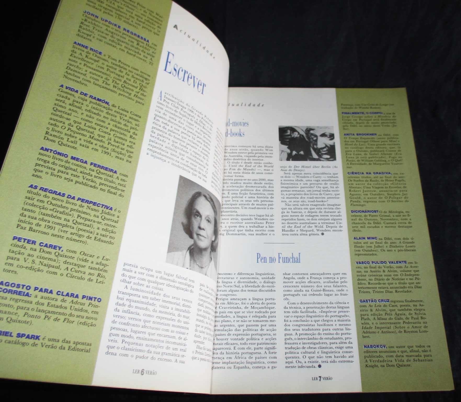 Livro Literatura e Outras Artes Revista Ler 1990