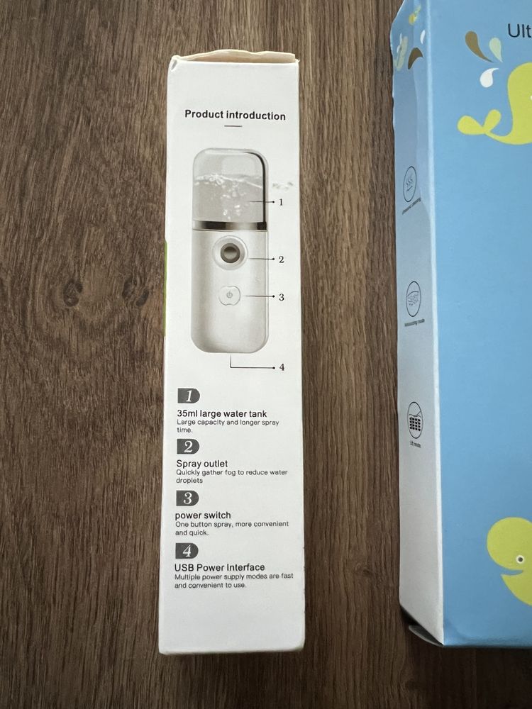 Nowy peeling kawitacyjny ultradźwiękowy ems nawilżacz rozpylacz twarz
