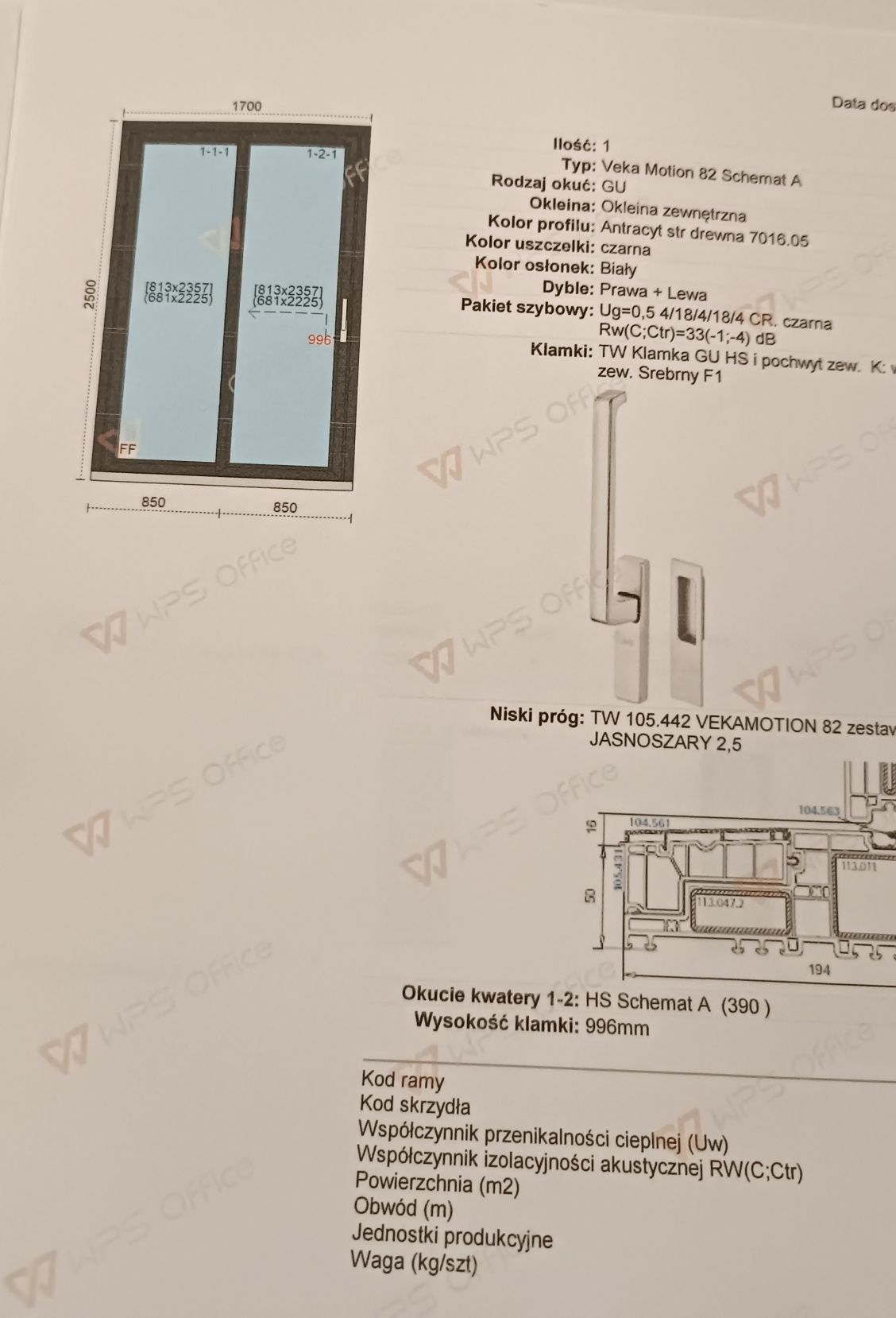 Okna veka pcv HST tarasowe