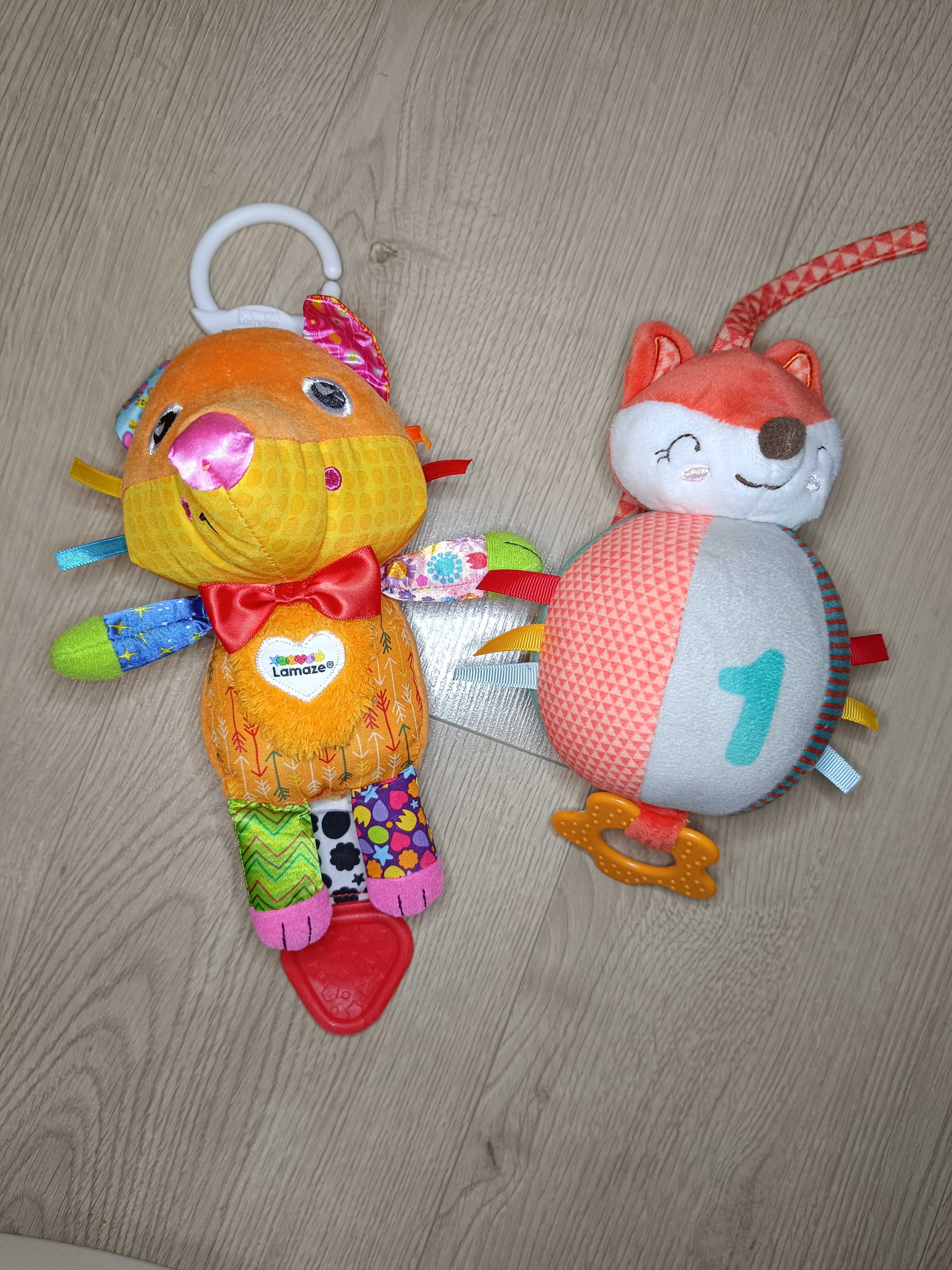 Lamaze - Zawieszka Lisek Kubuś, pozytywka Babyono, zabawki edukacyjne