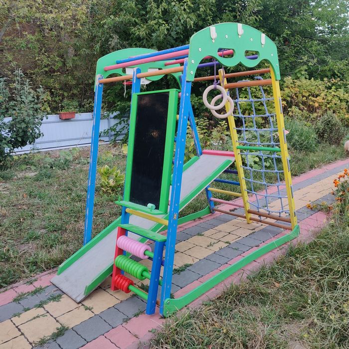 Дитячий спортивний комплекс з гіркою sportwood