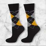 Stylowe skarpety Pierre Cardin z wzorem argyle
