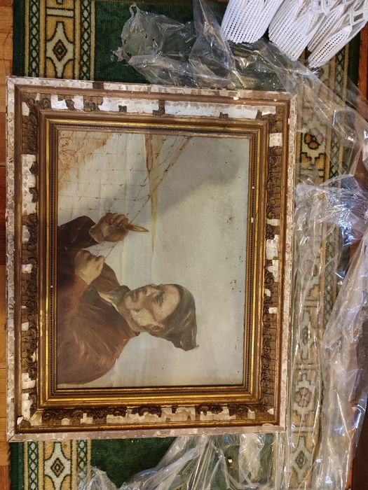 Quadro G. Neves pintado