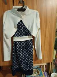 Нарядное платье с болеро р 146