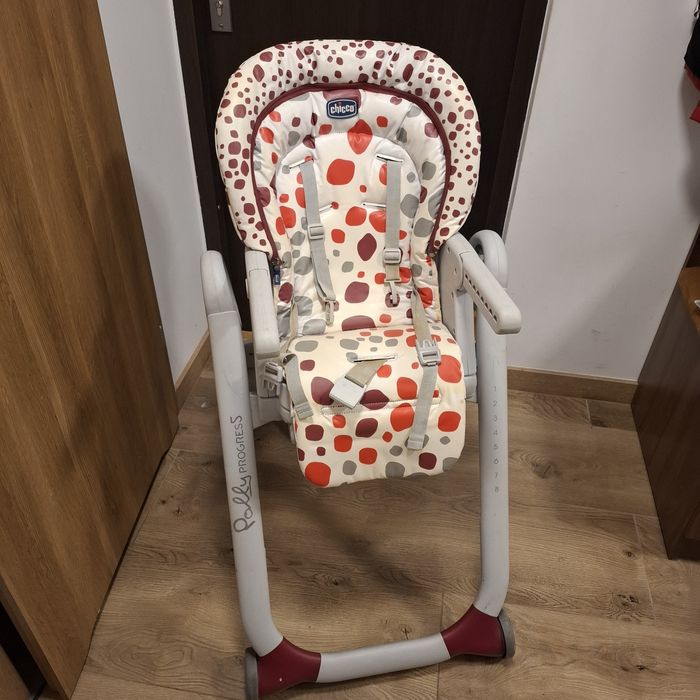 CHICCO Krzesełko do karmienia Polly Progres 5 Cherry