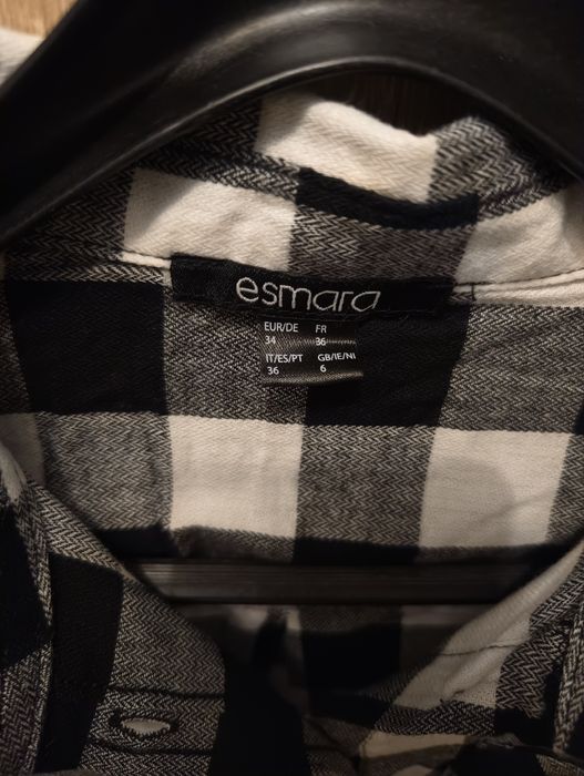 Sukienka koszulowa w kratkę Esmara rozmiar 34 XS