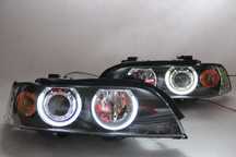 Lampy przednie przód BMW E39 H7 95-03 RINGI CCFL 3D LED ANGEL EYES !