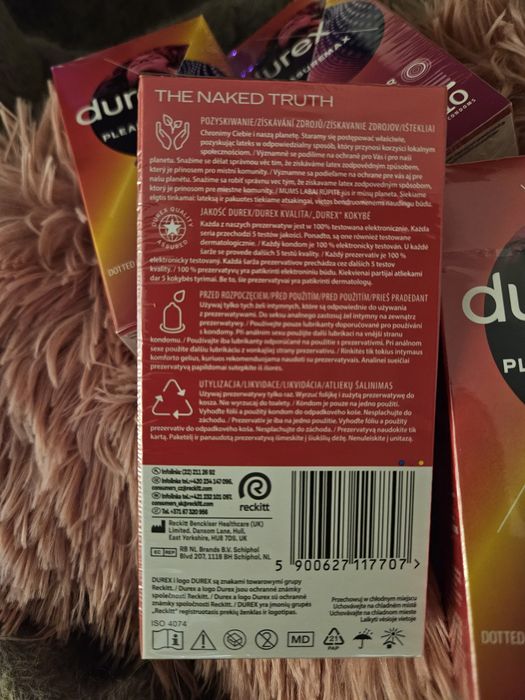 Durex PleasureMax 4 op po 10 szt Prezerwatywy