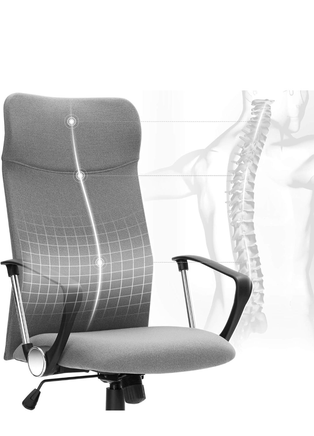Fotel do biura, krzesło obrotowe, regulowane