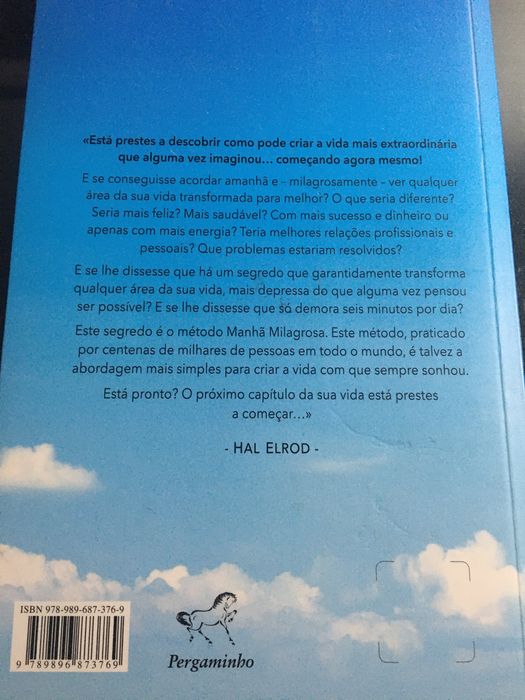 Livro Manhãs Milagrosas