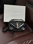 Torebka Saint Laurent college mini black