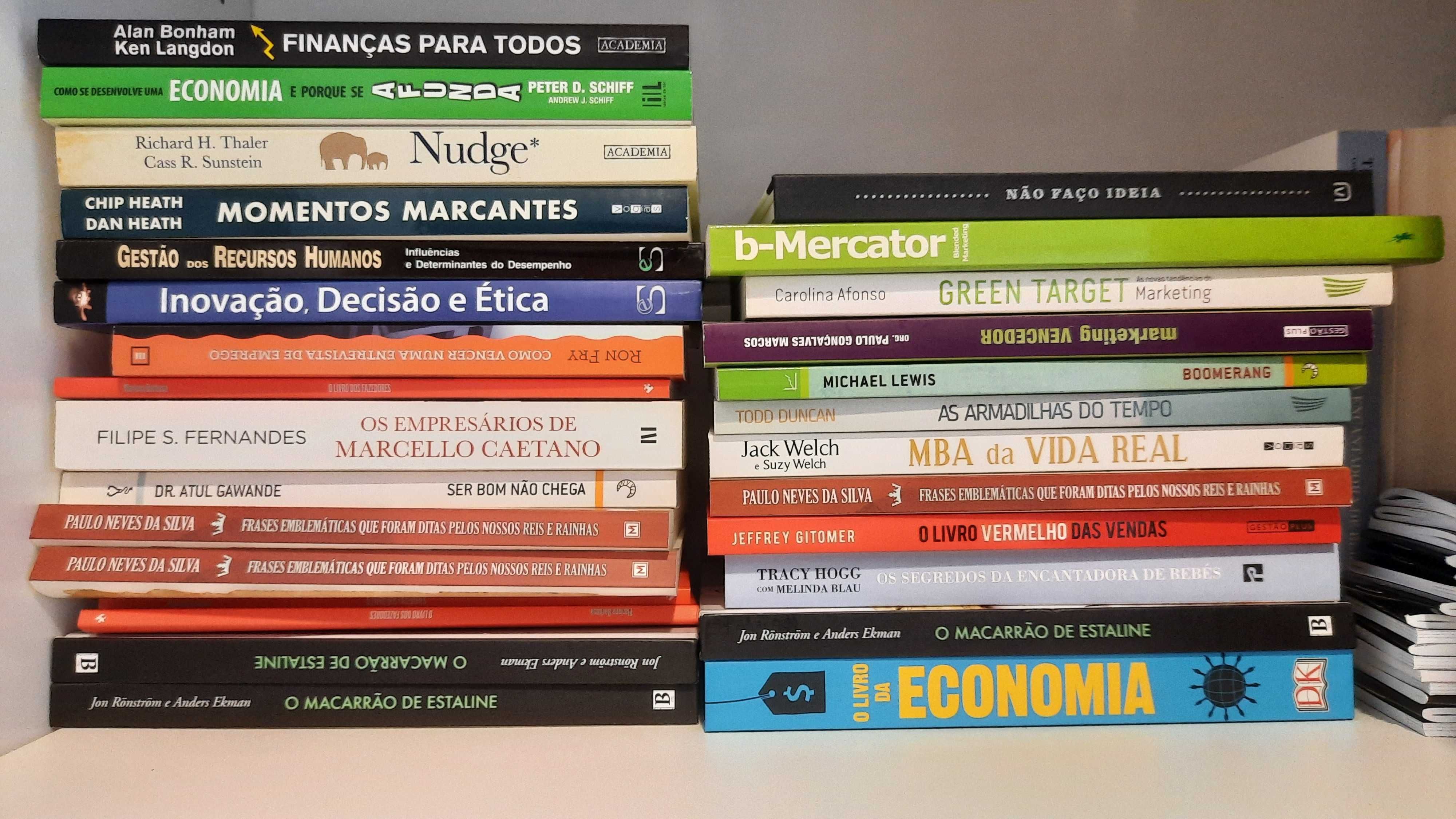 Livros marketing e Economia