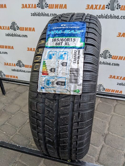 Зимова 185/60R15	Cooper WM SA2+ (88T) шина в стані нового 1 шт