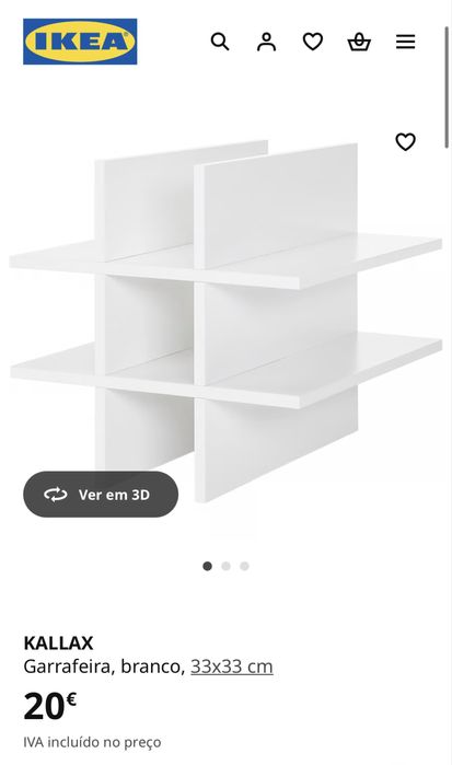 Módulos garrafeiras Kallax IKEA