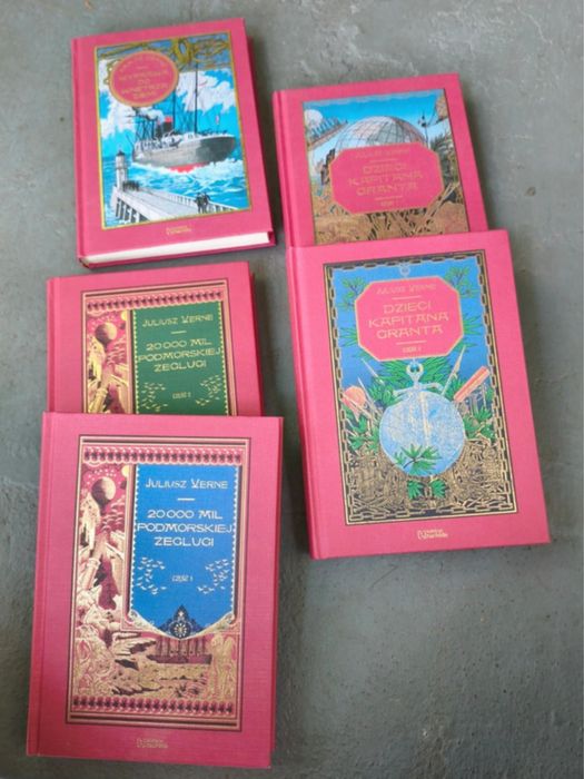 Kolekcja Hachette t.1-5 - J.Verne
