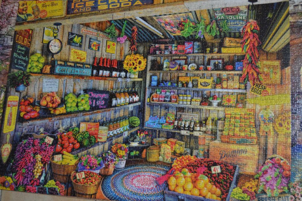 Vários puzzles 2000pcs montados