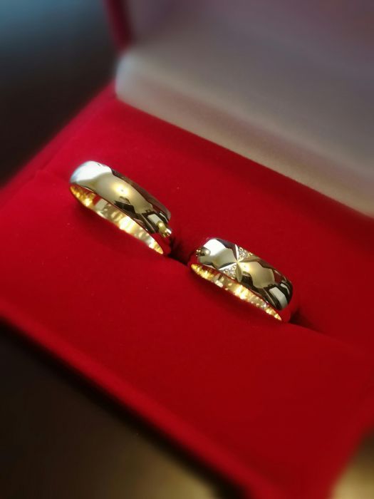 Złote Obrączki Ślubne - Klasyka i Piękno w jednym!! TANIO!! pr.585-14k