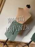 Len linien xl monnari spodnica midi trapez khaki oliwkowa 38 40
