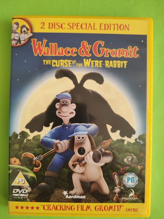 Wallace and Gromit The Curse od Were-Rabbit 2 dvd  j.angielski
