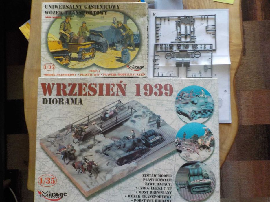 diorama wrzesień 1939r. plus modele dodatki "mirage" 1/35 wyprzedaż