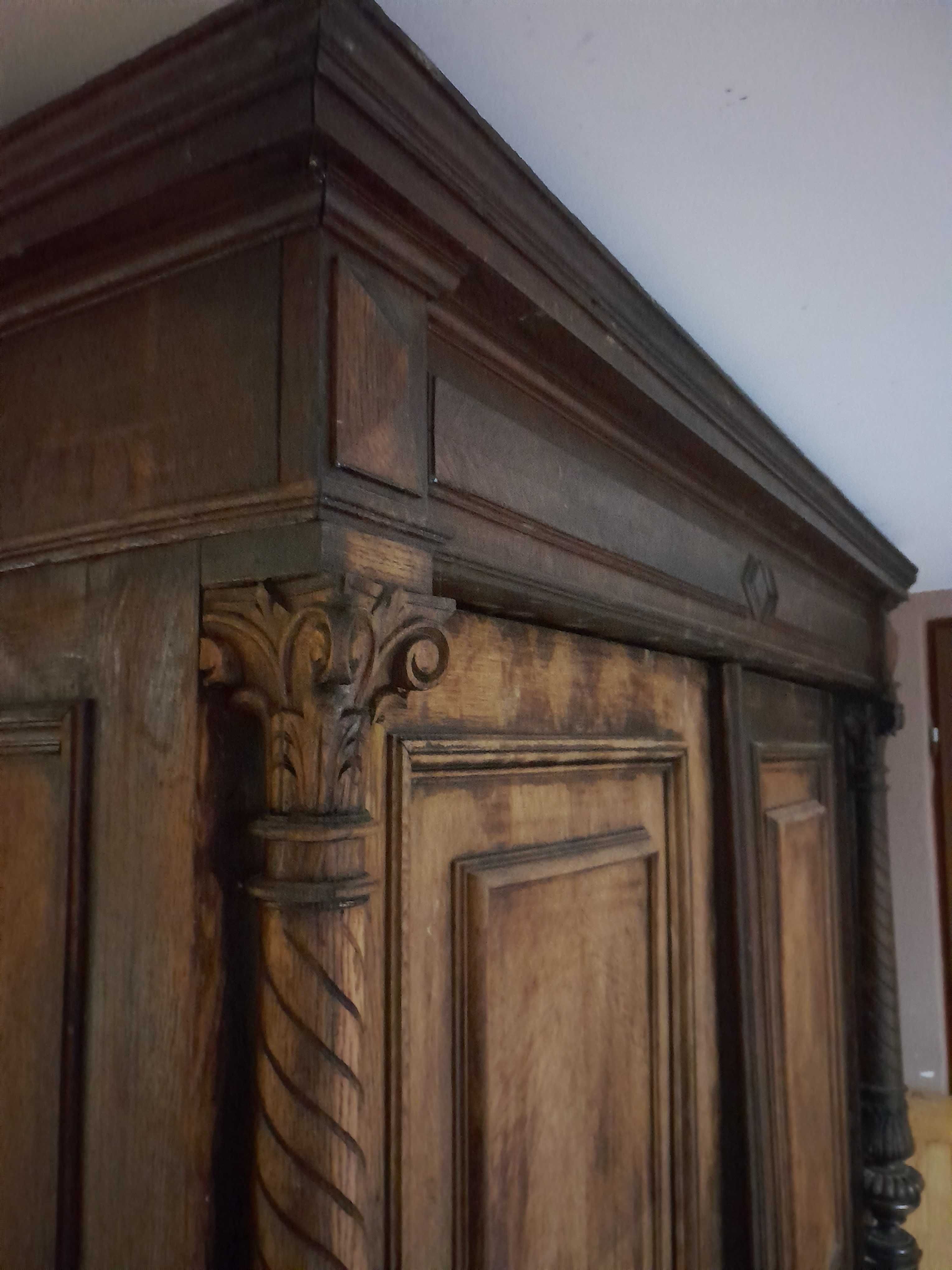 szafa przedwojenna barokowa antyk stara