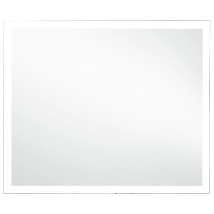vidaXL Ścienne lustro łazienkowe z LED, 60 x 50 cm