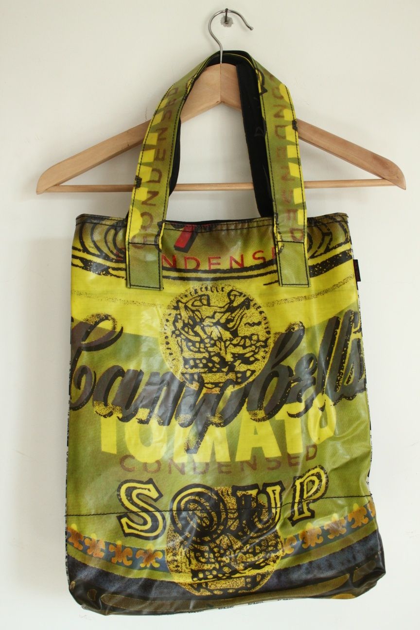 Carteira Saco compras bolsa ombro PEPE JEANS Andy Warhol Pop Art