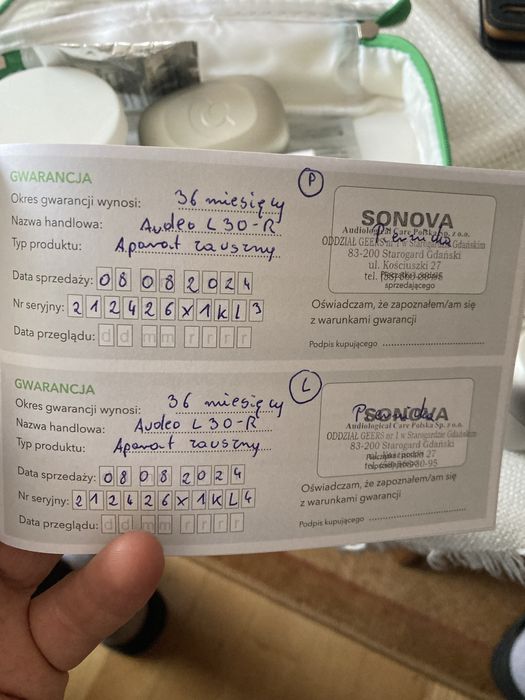 Phonak l 30-r aparat zauszny na gwarancji ,kontakt tylko telefoniczny