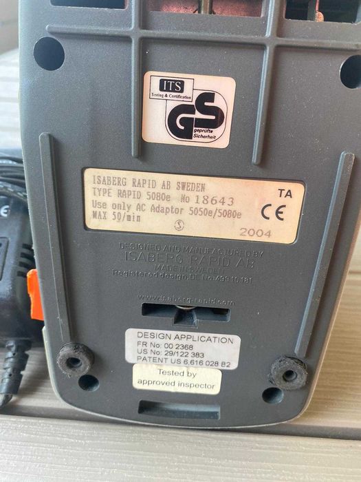 Agrafador Elétrico Rapid 5080 – Modelo Profissional (2004)