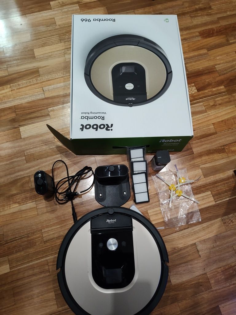 Roomba 966 + 2 paredes virtuais + acessórios