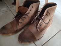 Buty męskie skórzane r.43