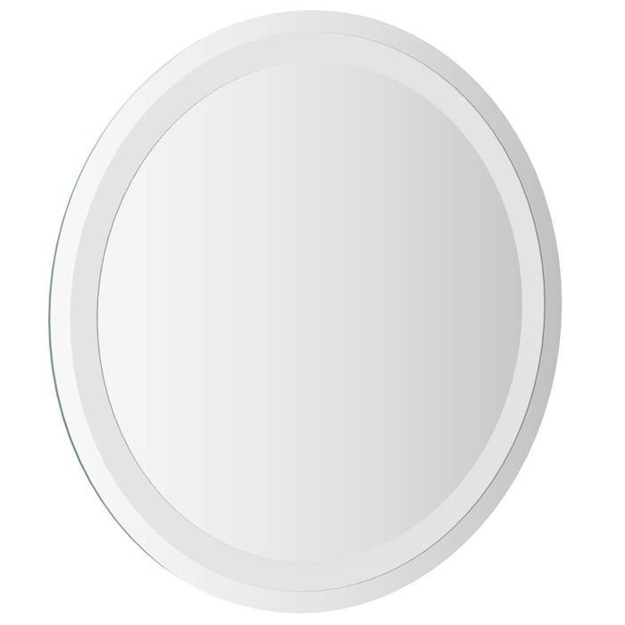 Vidaxl Lustro Łazienkowe Z Led, Okrągłe, 50 Cm