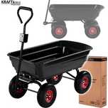 KRAFT&DELE Wózek Ogrodow Transportowy Taczka Wywrotka 300kg 75l KD3127