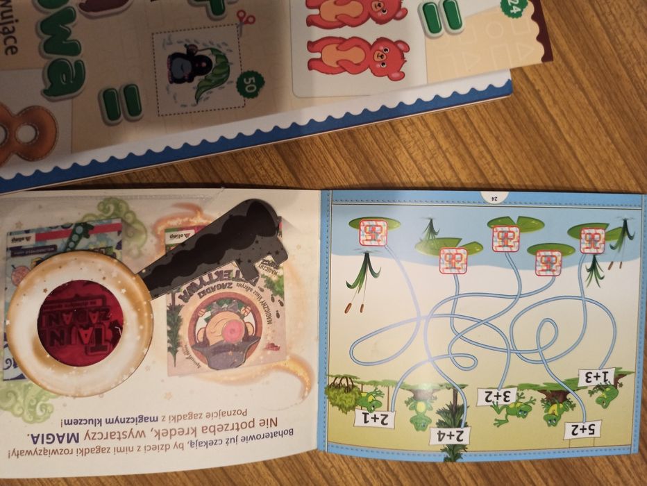 Matematyczne zabawy dla 6-7 latka wydawnictwo Olimp magiczny klucz