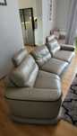 Sofa skórzana rozkładana szer.280xgł.125cm.