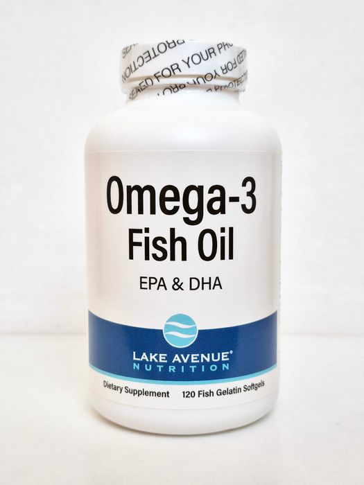 Риб'ячий жир омега-3 Lake Avenue Nutrition, 1250 мг, 120 капсул