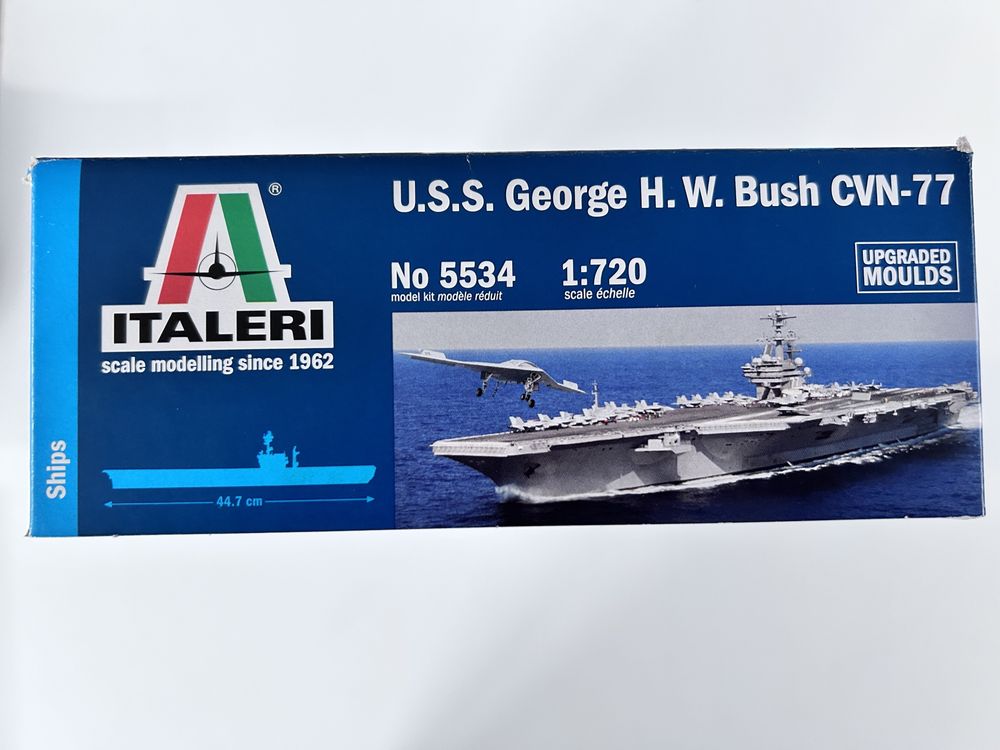 Okręt Lotniskowiec U.S.S George H.W. Bush Italeri 5534