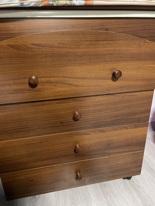 Пеленальный столик + комод + ванночка для купания italbaby срочно !!