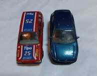 2 miniaturas Fiat em escala 1/43