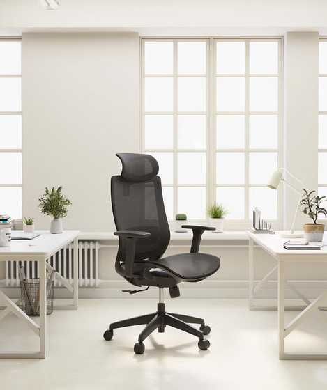 Ergonomiczne Krzesło Biurkowe BS4 – Pełna Siatkowa Konstrukcja,