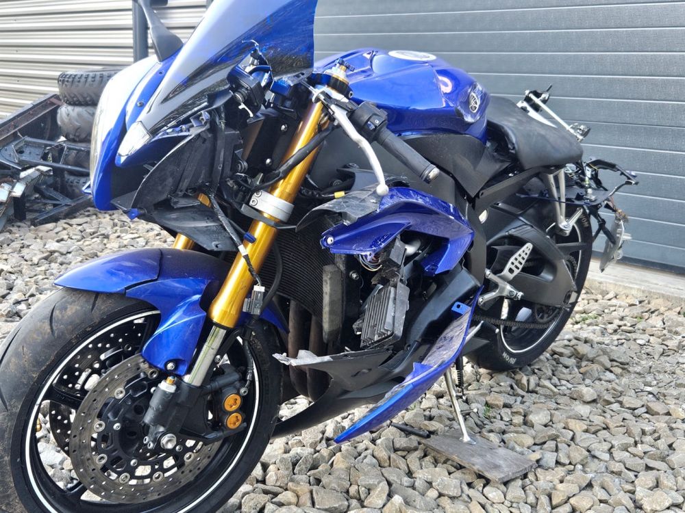 Yamaha yzf-r6 R6 rj11 Uszkodona Sprowadzony wydech mivv