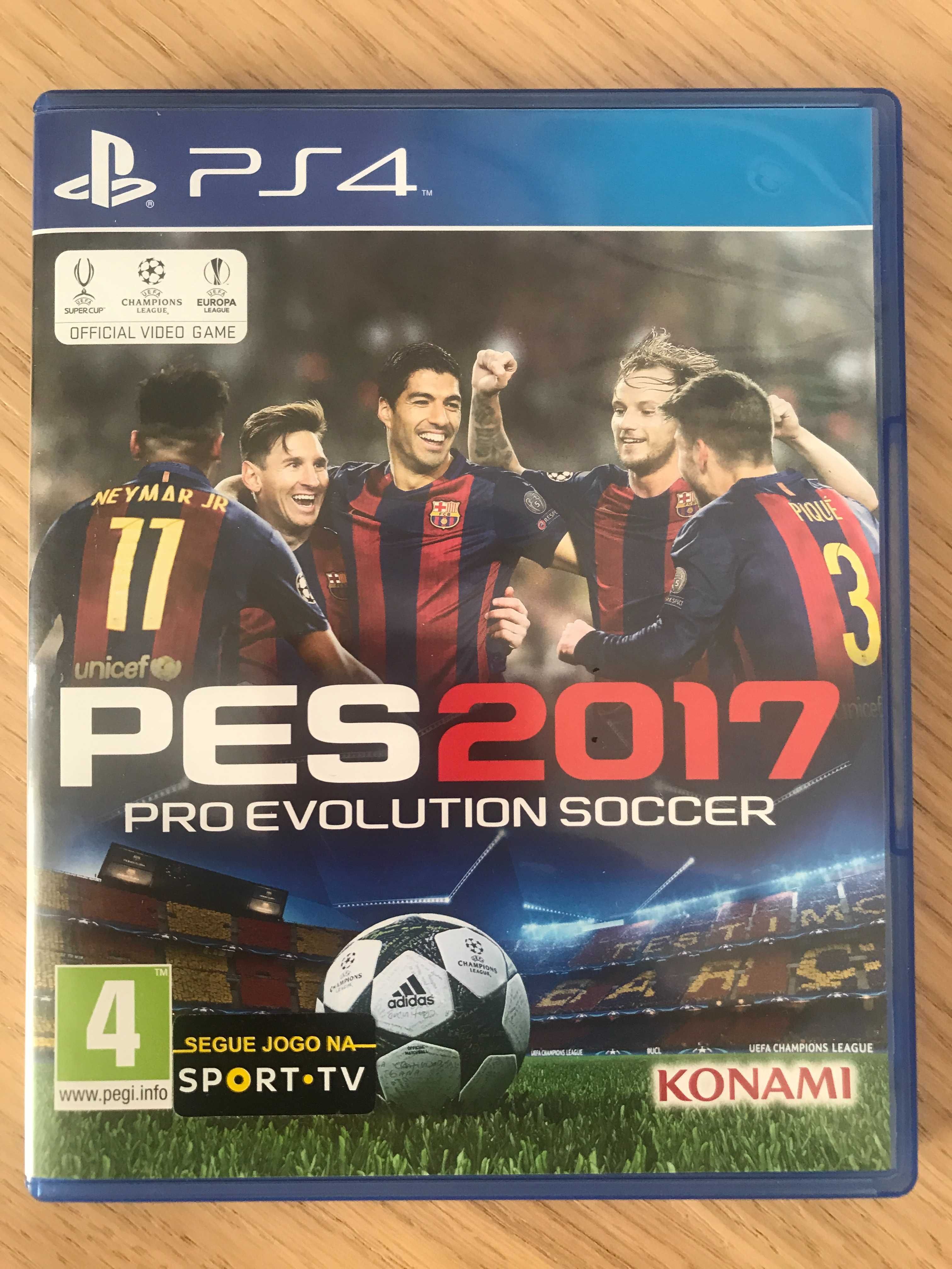 PES 2017 para PS4