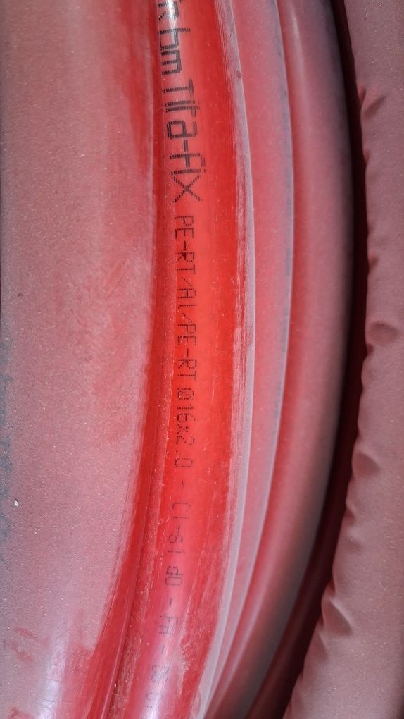 Rura pex pert alu 16 x 2 w otulinie